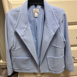 Chico's Soft Baby Blue Women's Blazer